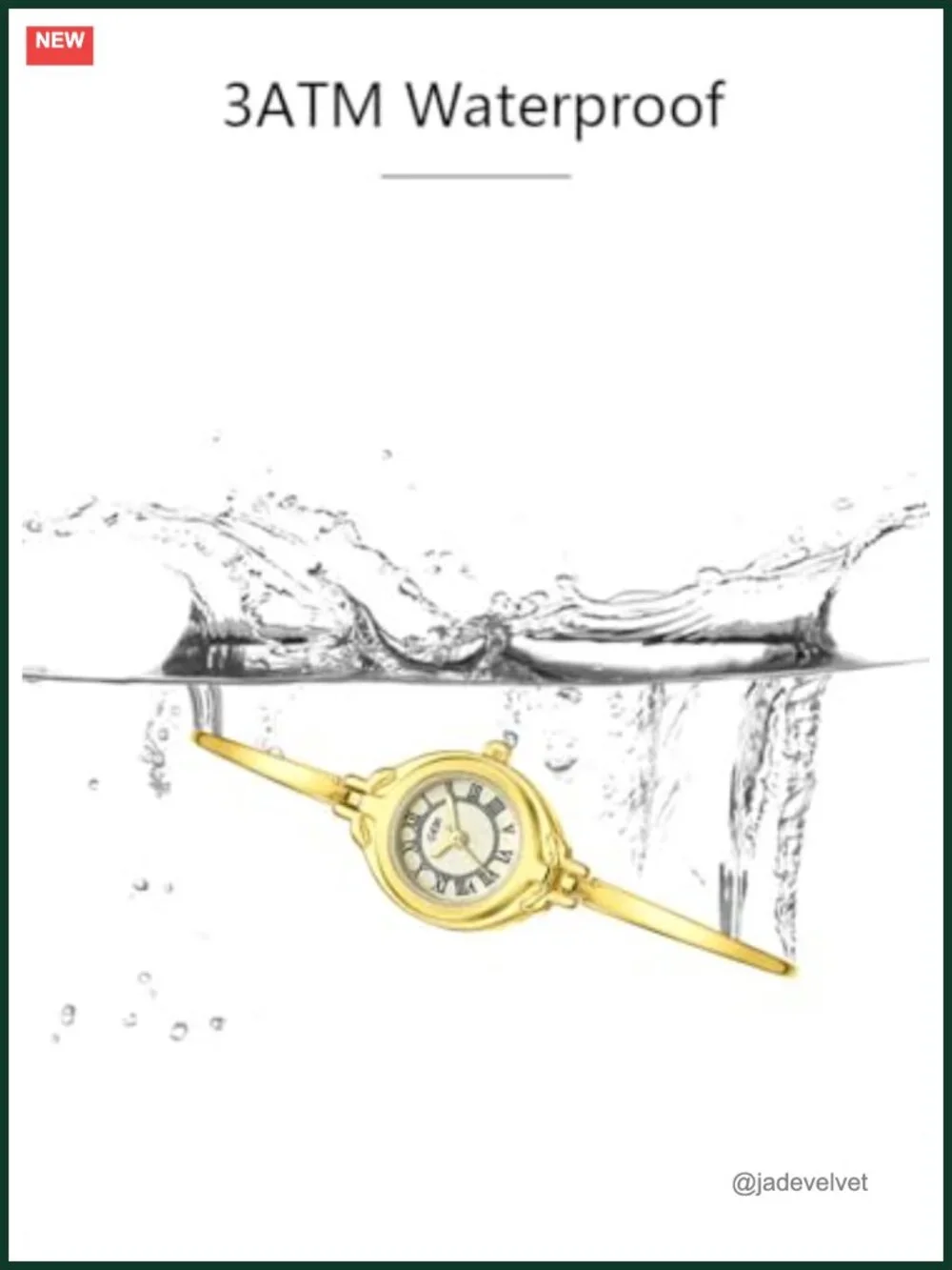 Elegant Small Dial Bangle Quartz Watch with Thin Strap - Women's Wrist Watch